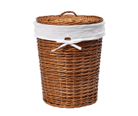 WasserKraft Leine WB-350-L плетеная корзина для белья с крышкой