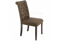 Стул Woodville Amelia dark walnut / fabric brown