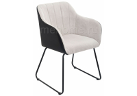 Стул Woodville Stef light grey / black