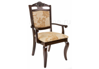 Стул с подлокотником Woodville Demer cappuccino A2