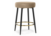 Полубарный стул Woodville Plato dark beige
