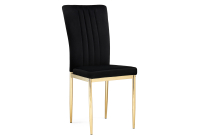 Стул Woodville Rek black / gold