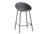 Барный стул Woodville Zeta dark grey / black