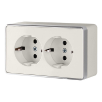 Розетка двойная Werkel Gallant W5072103 слоновая кость