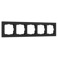 Рамка на 5 постов Werkel Hammer W0052408 черный