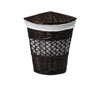 WasserKraft Salm WB-270-M плетеная корзина для белья с крышкой