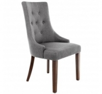 Стул Woodville Elegance dark walnut / fabric grey