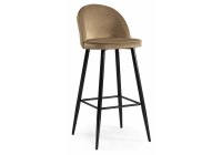 Барный стул Woodville Dodo 1 beige with edging / black