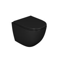 Унитаз подвесной D&K Matrix DT1396025 черный