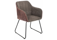 Стул Woodville Stef grey / dark red