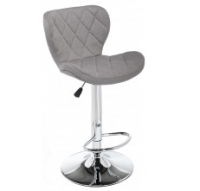 Барный стул Woodville Porch grey fabric