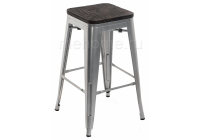 Барный стул Woodville Tolix Bar wood CColl T-2103B-26 alum / brown walnut