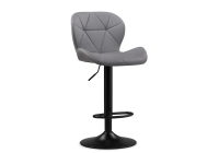 Барный стул Woodville Trio light gray / black