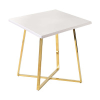 Стол R-Home Haku Gold белый