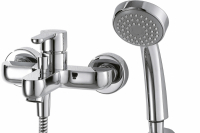 Смеситель для ванны с коротким изливом Bravat Stream F63783C-B