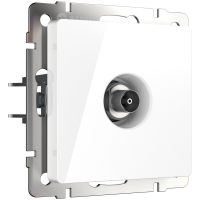 ТВ-розетка оконечная Werkel W1183001 белая