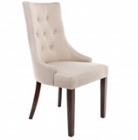 Стул Woodville Elegance dark walnut / fabric cream