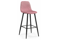 Барный стул Woodville Capri pink / black