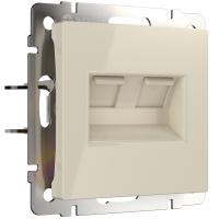 Розетка двойная Ethernet RJ-45 Werkel W1181103 слоновая кость