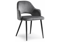 Стул на металлокаркасе Woodville Konor dark gray