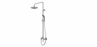 Душевая система Bravat Opal F9125183CP-A6-RUS