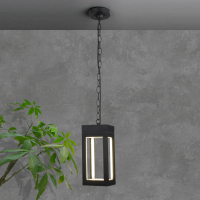 Elektrostandard Frame 1528 TECHNO LED подвесной уличный светодиодный светильник чёрный