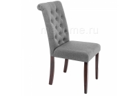 Стул Woodville Amelia dark walnut / fabric grey