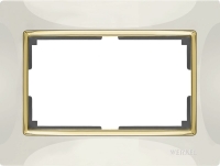 Рамка Snabb WL03-Frame-01-DBL-ivory/GD 4690389083853