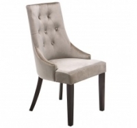 Стул Woodville Elegance dark walnut / fabric beige