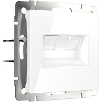 Розетка двойная Ethernet RJ-45 Werkel W1181101 белая