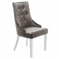 Стул Woodville Elegance white / fabric grey