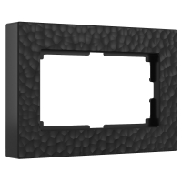 Рамка для двойной розетки Werkel W0082408 черный