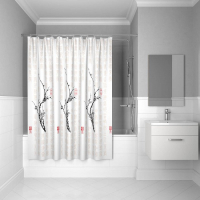 Штора для ванной комнаты IDDIS Cherry Tree SCID100P