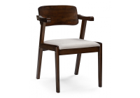 Стул деревянный Woodville Velma dirty oak / light beige