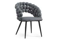 Стул Woodville Ball dark gray / black