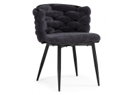 Стул Woodville Rendi gray-blue / black