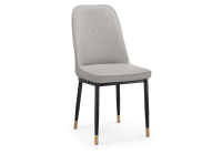 Стул Woodville Flor light gray / black