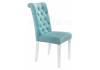Стул деревянный Woodville Amelia white / fabric tiffany