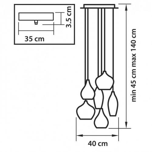 Подвесной светильник Lightstar Pentola 803060 в интернет-магазине mehome.ru Фото Подвесной светильник Lightstar Pentola 803060