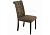 Стул Woodville Amelia dark walnut / fabric brown