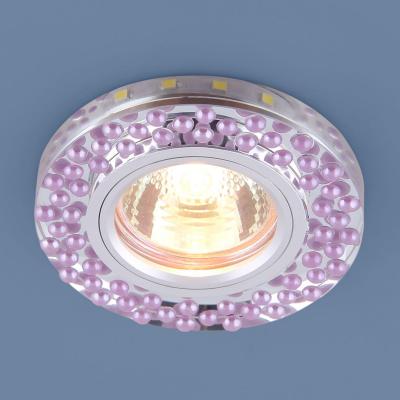 Фото Elektrostandard 2194 встраиваемый точечный светильник зеркальный/фиолетовый