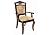 Стул с подлокотником Woodville Demer cappuccino A2