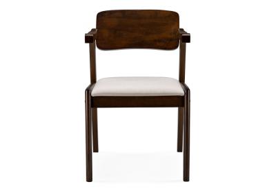 Фото Стул деревянный Woodville Velma dirty oak / light beige