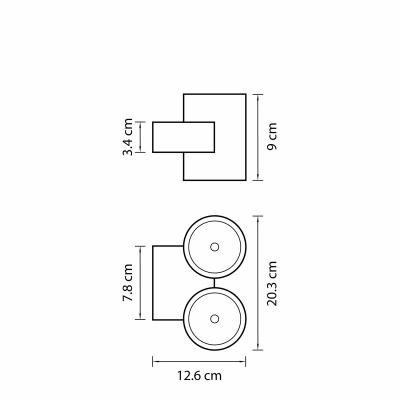 Фото Lightstar Paro 362694 настенный уличный LED светильник