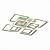 Evoled Qutro SLE200492-08RGB потолочный светодиодный светильник