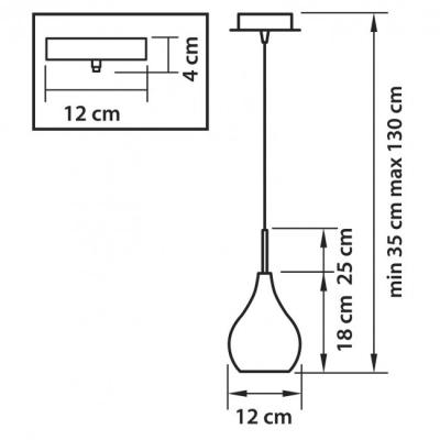 Подвесной светильник Lightstar Pentola 803030 в интернет-магазине mehome.ru Фото Подвесной светильник Lightstar Pentola 803030