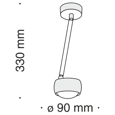 Фото Maytoni Lens MOD072CL-L8W3K потолочный светодиодный светильник