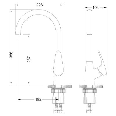 Фото Lemark Linara LM0405C смеситель для кухни