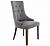 Стул Woodville Elegance dark walnut / fabric grey