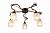 Люстра потолочная Arte Lamp GLAMORE A7449PL-5BR